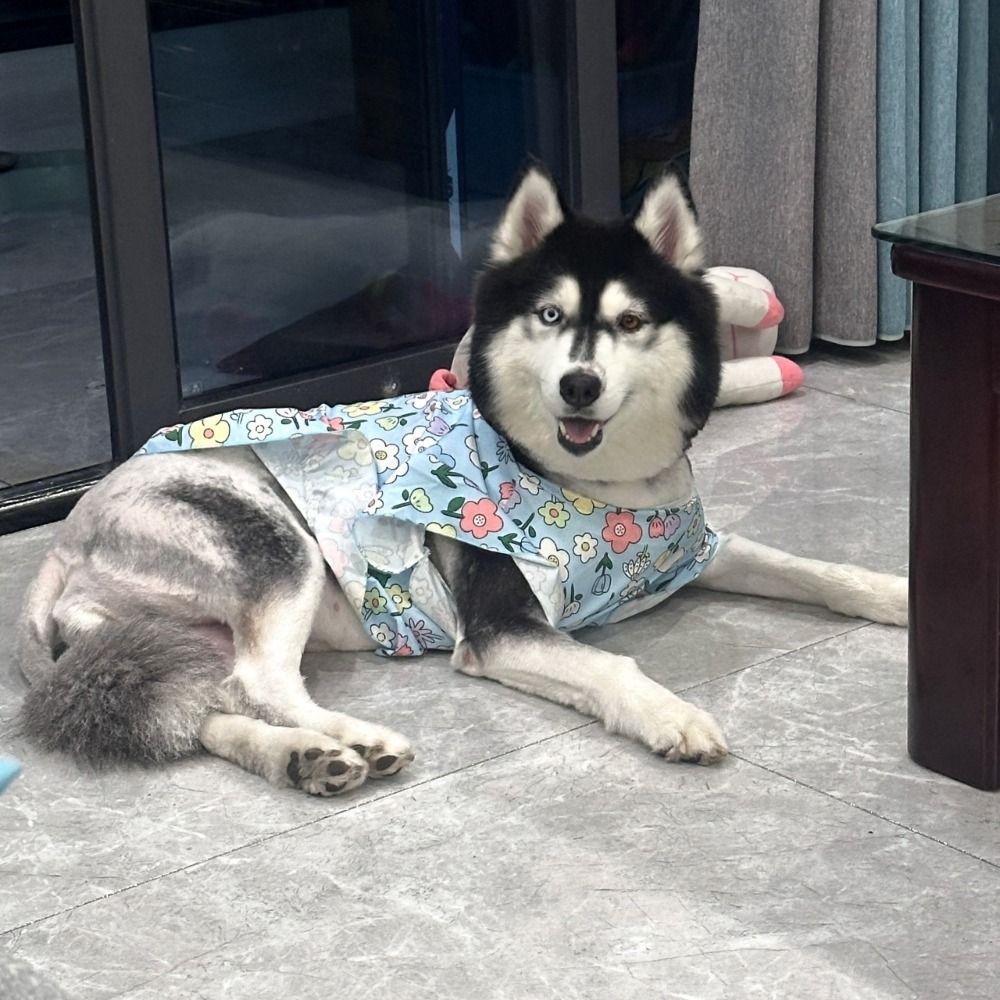 Flower Dog Cute Vest Top Rabbit Pet Sun Protection Clothing Cat Thin Clothes  For Dogs Puppy Cats
