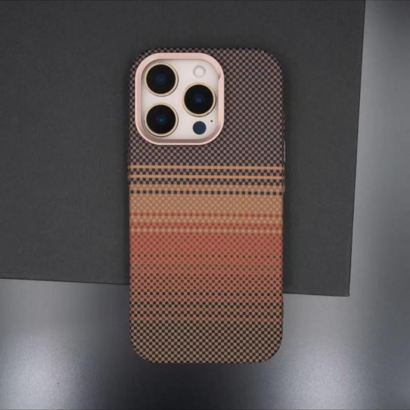 

Matte Magnetic Case for iPhone 17 16 15 Pro Max Shell Hard Back Cover Abstract Alloy Camera Armor Protection Phone Fundas iPhone 15