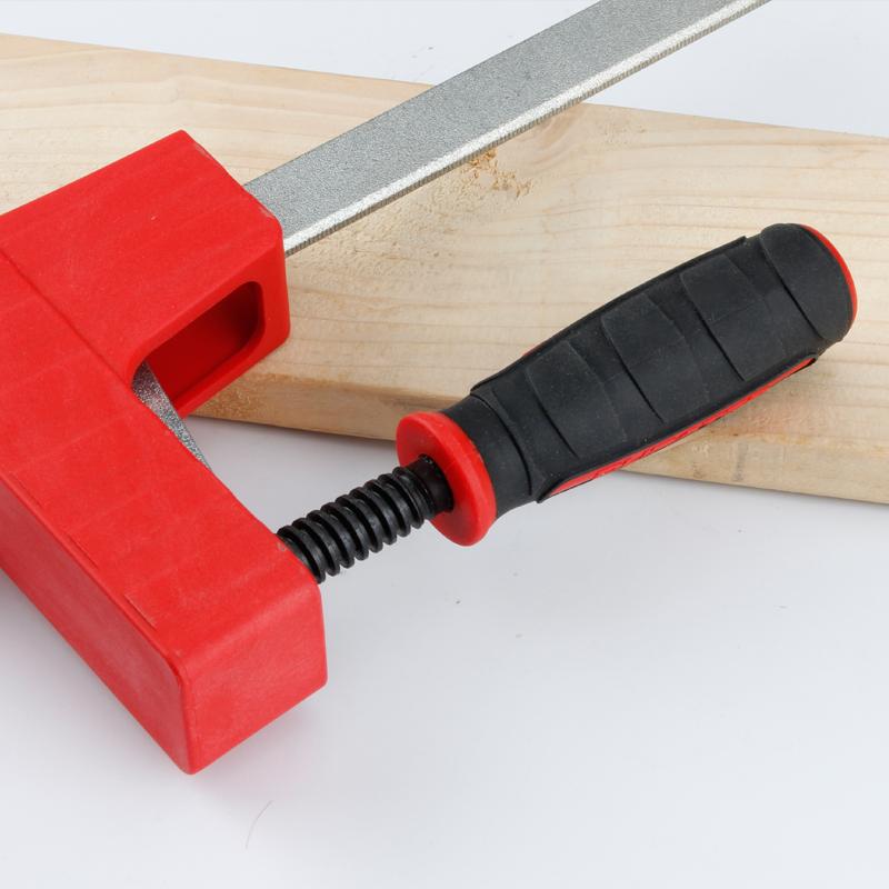 DURATEC 8-24 Inch 1500N Heavy Duty F Parallel Clamp Large Fiture Clamp 80mm Depth Adjustable Clamps for Woodworking