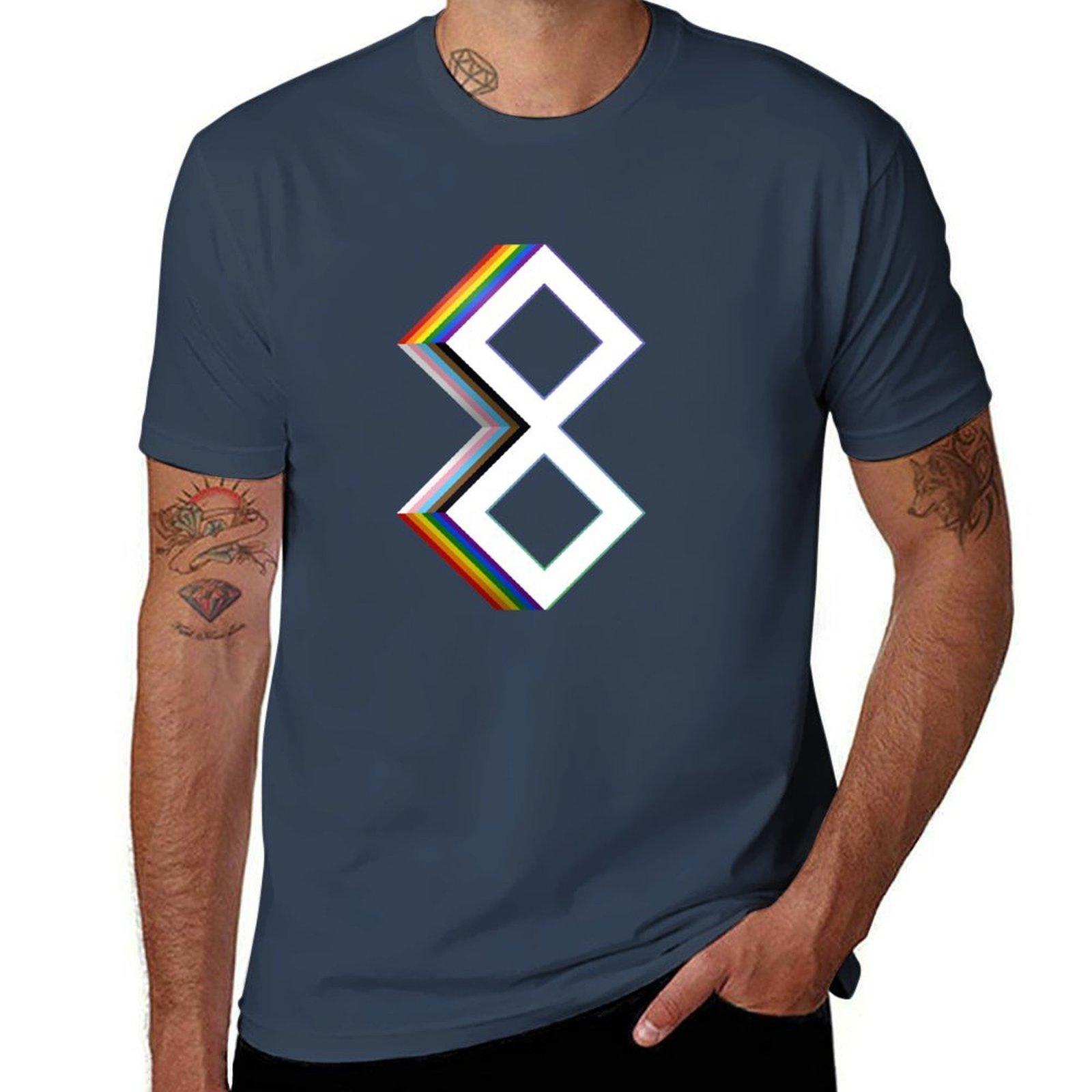 Progress Pride 2021 T-Shirt Fashion Print Casual Short Sleeve S