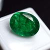 Natural Green Emerald Loose Gemstone 8.30 ct Oval Cut for Jewelry Making and Gem Collections
