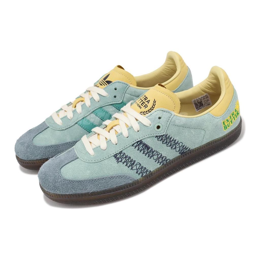Extra Butter x adidas Samba Consortium Cup Unisex Sneaker Blau Kreideweiß Gummi IE0174