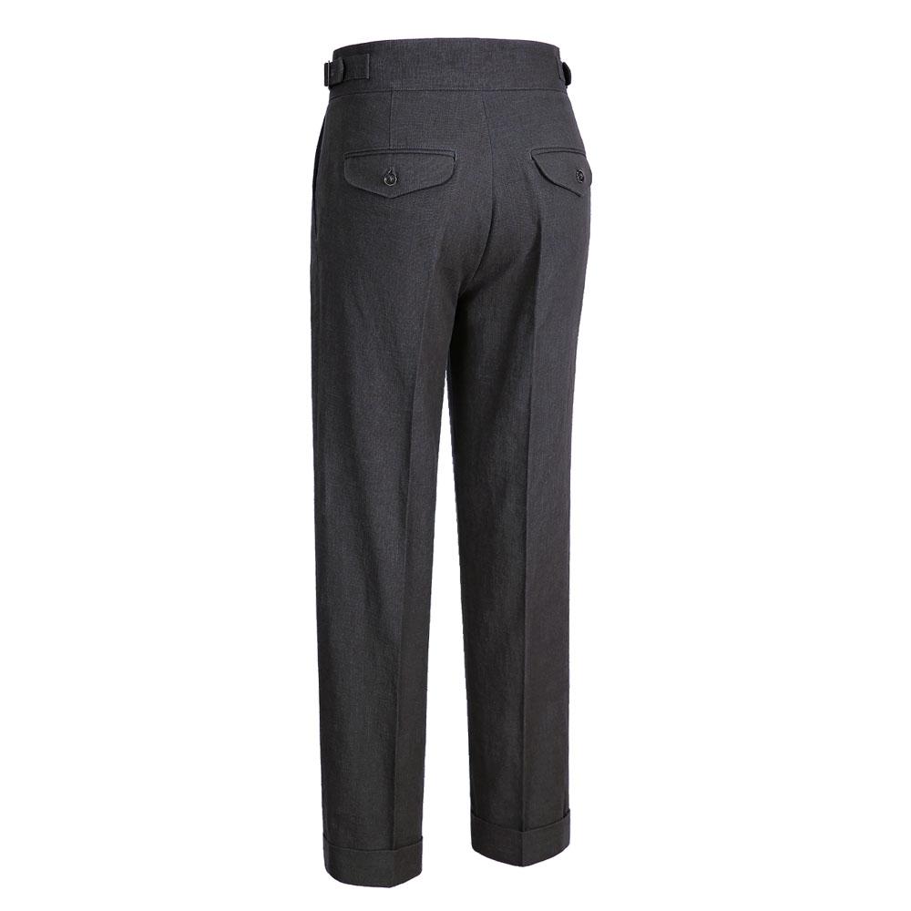 Solti 8S Linen Gurkha Trousers (Charcoal)