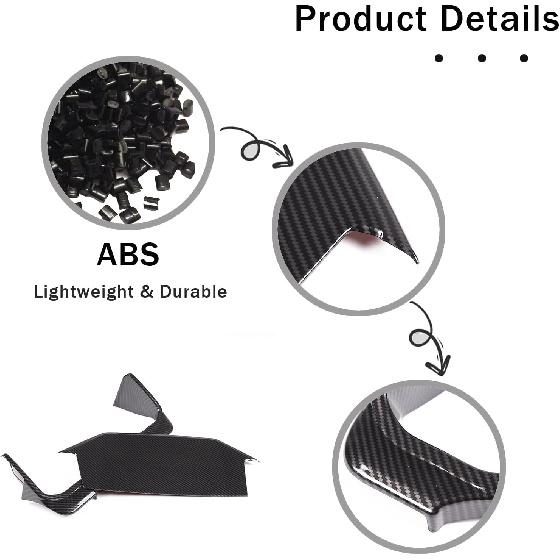 Dashboard Meter Panel Frame Trim for Toyot@ Tundra 2022-2025 /Sequoia 2023-2025 Accessories, ABS Car Center Console Dashboard Protective Cover