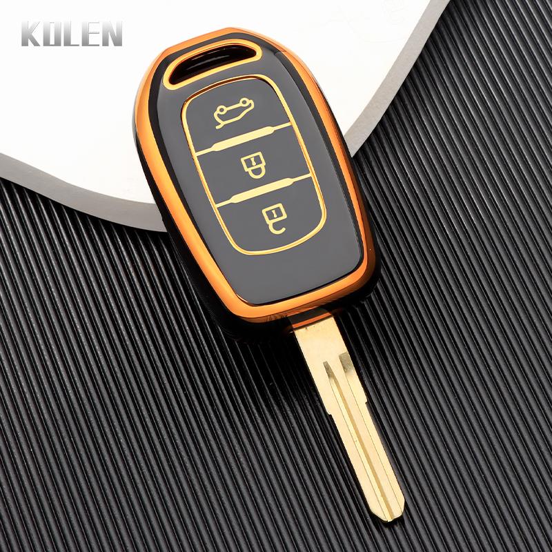 

2 3 Buttons Tpu Car Key Case Cover Shell For Renault Kwid Traffic Symbol For Dacia Sandero Logan Duster Protect Fob Accessories