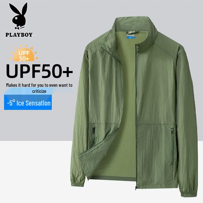 

PLAYBOY Men s Ice Silk UPF 50+ Sun Protection Jacket M