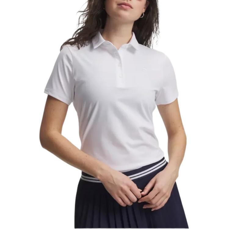 Under Armour Solid Color Polo Shirt Women tops 6009805-100 S
