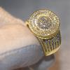 Shiny And Shiny Ring Female, High Luxury Heavy Industry Elegant And Extravagant Style, Personalized Chic Exquisite Jewelry