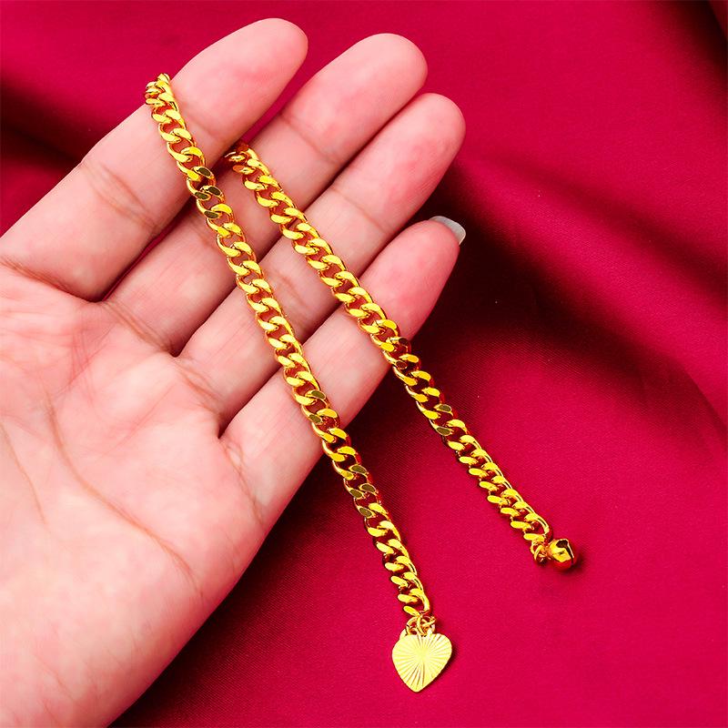 Vietnam Shajin Women's Cross-Border Jewelry Flat Anklet with Pendant