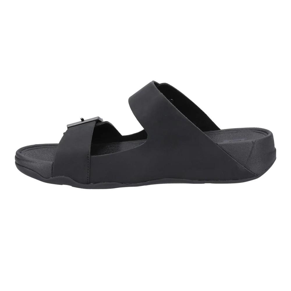 FitFlop Mens Gogh Moc Leather Sliders