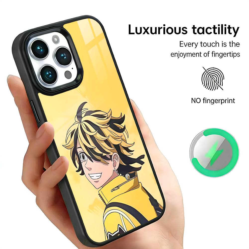 

Kazutora Hanemiya T-Tokyo R-Revengers Phone Case For IPhone17 16 15 14 13 12 11 Plus Pro Max Plus Wireless Charger Cover Funda iPhone17