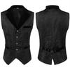 2025 Gothic Medieval Men's Vest and Waistcoat Set for Spring/Autumn - European & American Style Stage Costume