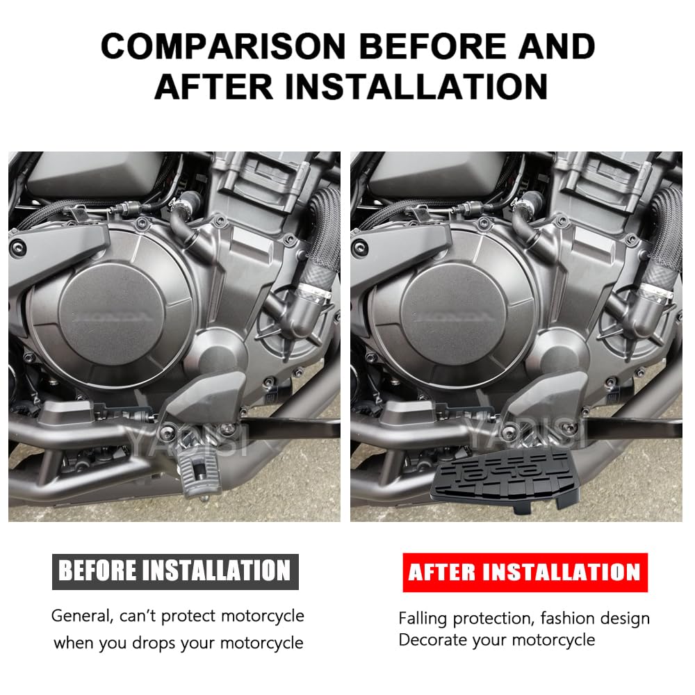 For Honda Rebel CMX 1100 CMX 1100 REBEL 2022 2023 Step Board Widen Width Non-Slip Pedals