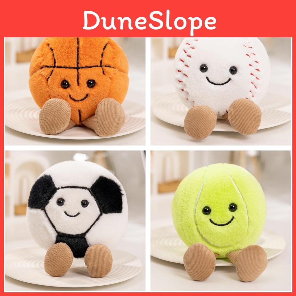 Adorabili Bambole Sportive di Peluche per Calcio, Basket, Baseball e Tennis Regali Divertenti