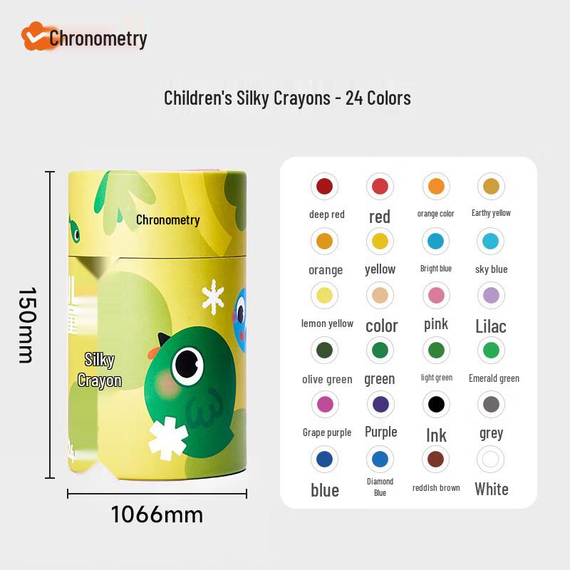 Shiguangxue Washable Silky Twistable Crayons