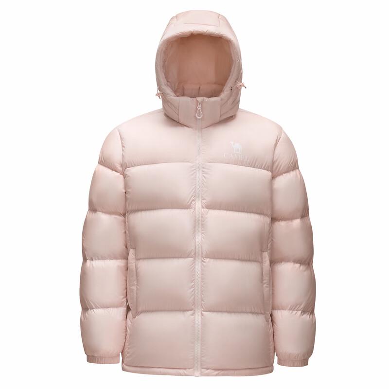 CAMEL Black Diamond Gold Foil Heat-Retaining Detachable Hood Down Jacket