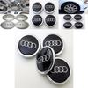Center For Wheel Cap Car Emblem Badge Logo Cover Hub Grey 4pcsset 69mm