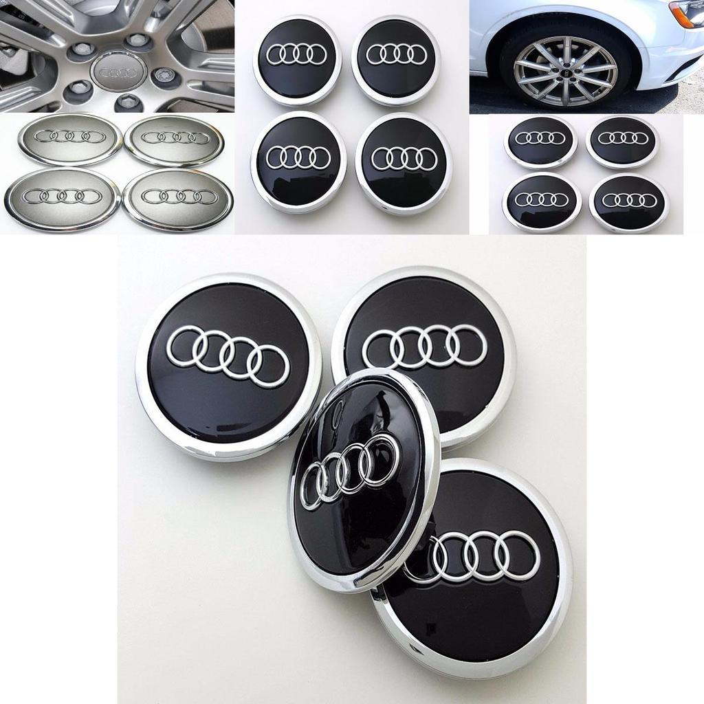 Center For Wheel Cap Car Emblem Badge Logo Cover Hub Grey 4pcsset 69mm