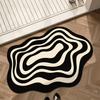 Super Absorbent Bathroom Mat Non-Slip Diatom Mud Toilet Pad Quick-Drying Floor Mat Home Bath Mat Shower Rug