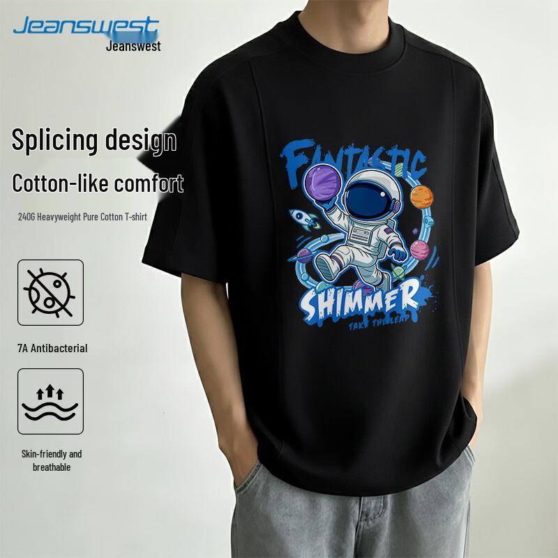 Jeanswest Men s Cotton Cartoon Print T-Shirt L