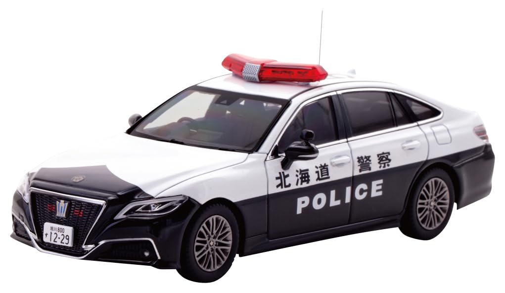 RAI'S 1/43 Scale Toyota Crown Hybrid (AZSH21) 2023 Hokkaido Prefectural Police Expressway Traffic Police Vehicle (502) Finished Model H7432302