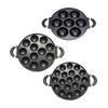 7/12/19-Hole Baking Pan Round Mold for Cake Pop Takoyaki & Egg Pancake Aluminum Takoyaki Pan Easy Release Quick Cleaning Versatile Kitchen Baking Tool