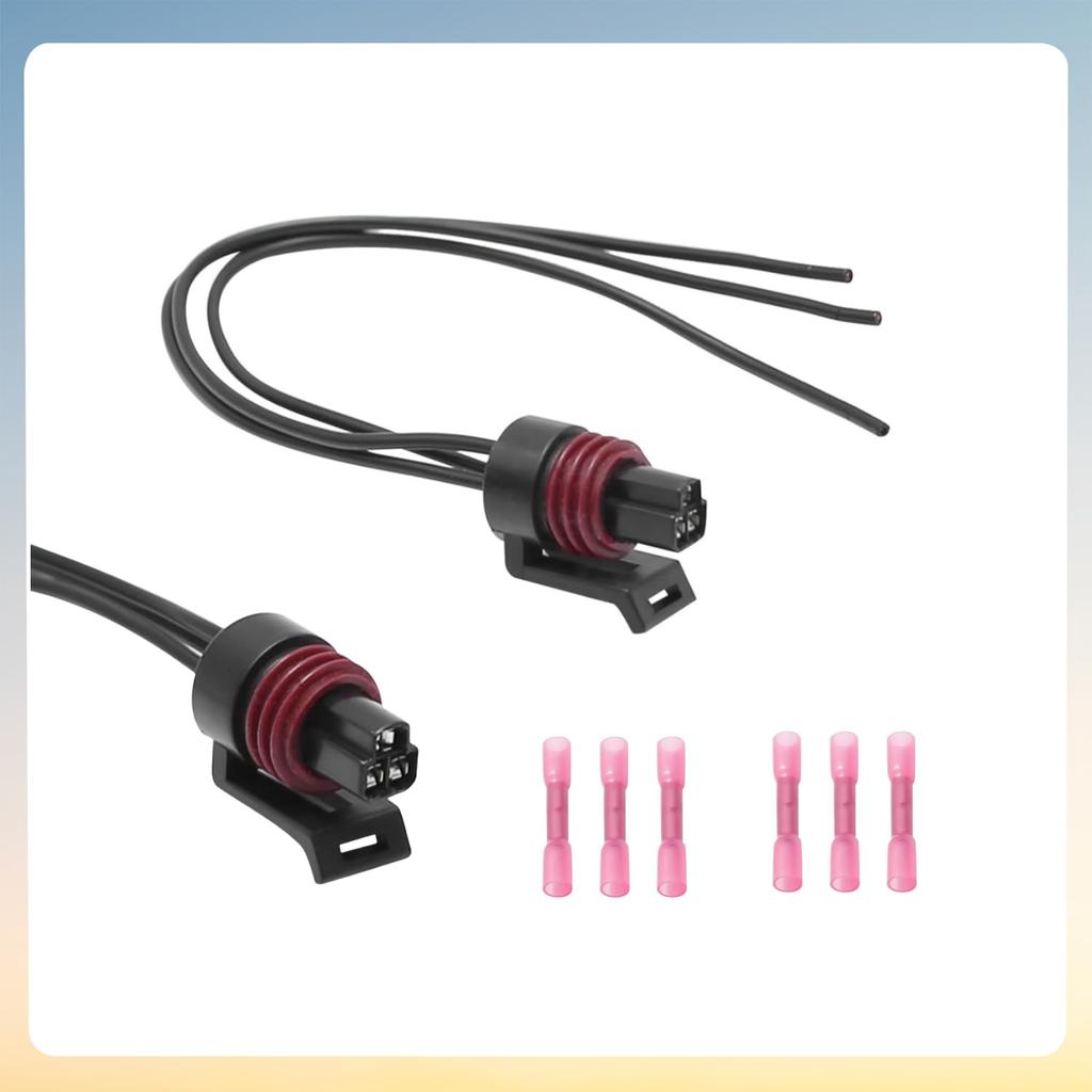 2 Sets 5C3Z12224A 904-222 ICP EBP 3 Ways Wiring Harness Connector Pigtail Replacement for Ford F250 F350 F450 F550 Super Duty 6.0L 7.3L