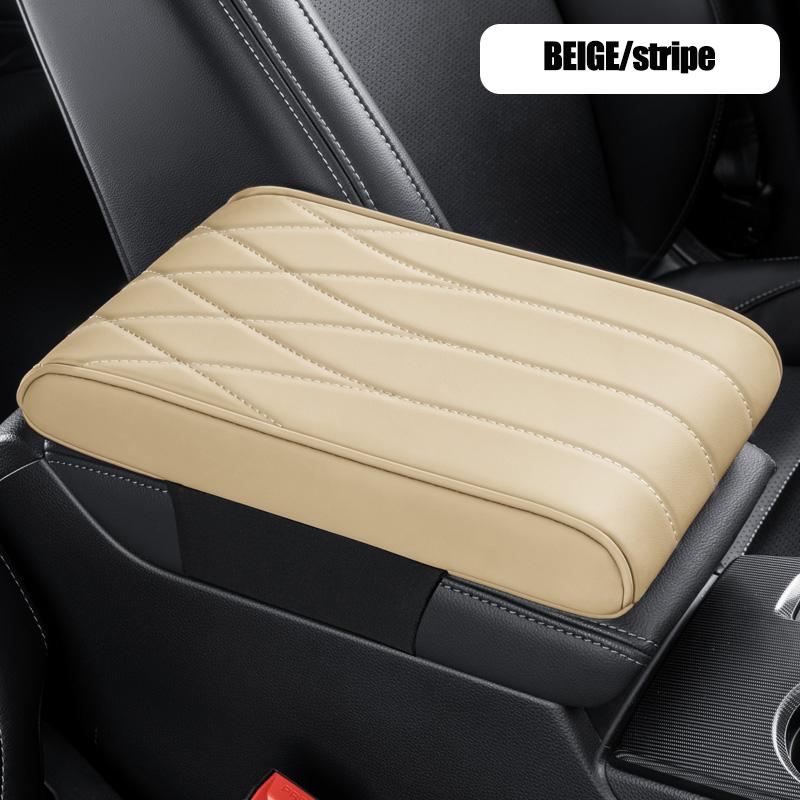 Auto Streifen Armlehnenpolster Matte Auto Mittelkonsolenpolster Memory-Schaum Armlehnenbox Handauflage Kissen Universell passend für die meisten Fahrzeuge