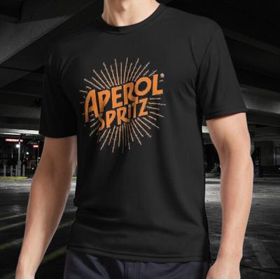 Aperol Spritz Logo Active T-Shirt Funny ALL Color And Size Mode American