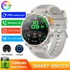 Militärische 1100mAh Super-Große Batterie Herren Kompass Smartwatch 1,7-Zoll AMOLED Bluetooth-Anruf IP68 Wasserdicht Sport Smartwatch