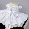 Detachable False Collar Girls Clothes Shawl for Shirt or Dress Ruffled Laple Shawl for Lady Girl Shawl