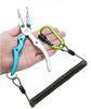 Multifunctions Fishing Safety Lanyards Retractable Coiled Tethers with Carabiner