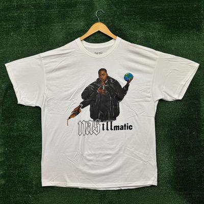 Nas Illmatic Album Hip-Hop Poster T-Shirt Size 2XL Unisex T-Shirt