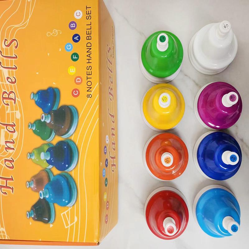 Campanelli a 8 Toni Orff: Campanelli Melodici Colorati Educativi per Bambini