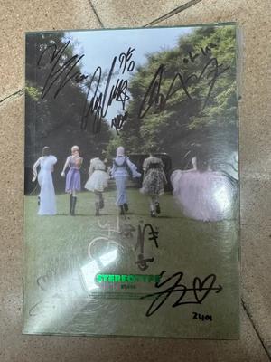 STAYC Secret STEREOTYPE Autographed Sunglasses Autograph Album Used