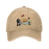 Berretto da Baseball Vintage IlTalpino Krtek per Unisex Donna Usurato Lavato Snapback Cartone Animato Outdoor Corsa Golf Cappelli Morbidi