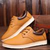 Leather Casual Shoes For Men  Autumn Winter Original  Luxury Platform Oxfords Shoes Male Walking Breathable Sneakers