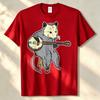 Possum Playing Banjo Opossum Guitar Music Unisex Unisex Tshirt Harajuku Unisex Clothing Graphic T Shirts Harajuku High Quality Cotton