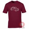 Tričko Beach Buggy Retro Cool Vdub Brouk Dune Auto Vtipné Tričko