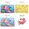 60-Piece Cartoon Puzzle Tin Box for Toddlers Aged 3-6 – Early Education and Intellectual Development Toy for Boys and Girls