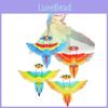 Vibrant Blue And Orange Parrot Wings Cape For Kids Perfect For Halloween Parties And Cosplay