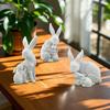 Harz Osterhase Simulation Tier Skulptur Ornament Retro Märchen Geschenk