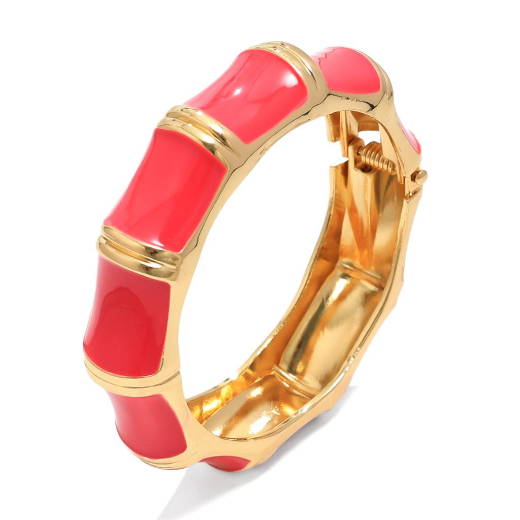 Bohemian alloy bracelet personality enamel color drip oil bracelet vacation style personality seaside first