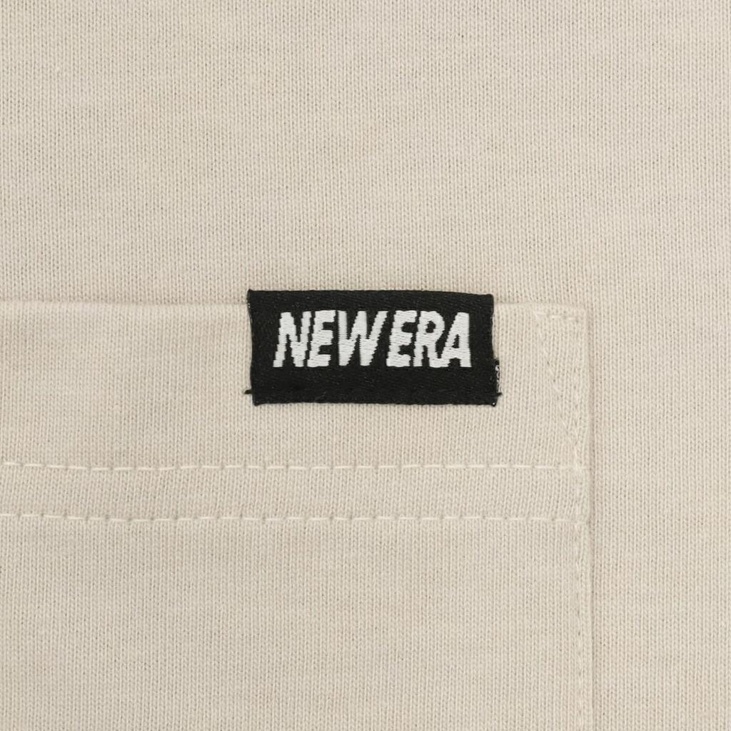 New Era Short Sleeve T-Shirt, ONSPOTZ Exclusive, Oversized Stone, Medium, S/S, Oversized Cotton Pocket Tee with Mini Brand Logo