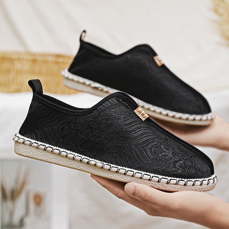 Fisherman's Shoes Summer Men’s Sneakers Canvas Shoes For Men Breathable Casual Shoes Male Flat British Style Loafers Men