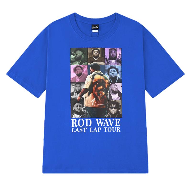 Hot Rapper Rod Wave World Tour 2025 Graphic T Shirts Unisex Women Vintage Hip Hop Streetwear Unisex Cotton Short Sleeve Tshirts