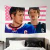 Retro Tv Pop Culture Wall Tapestry Polyester Vintage Art Decor Bedroom Garage Enhance Spatial Aesthetics Without Flagpole