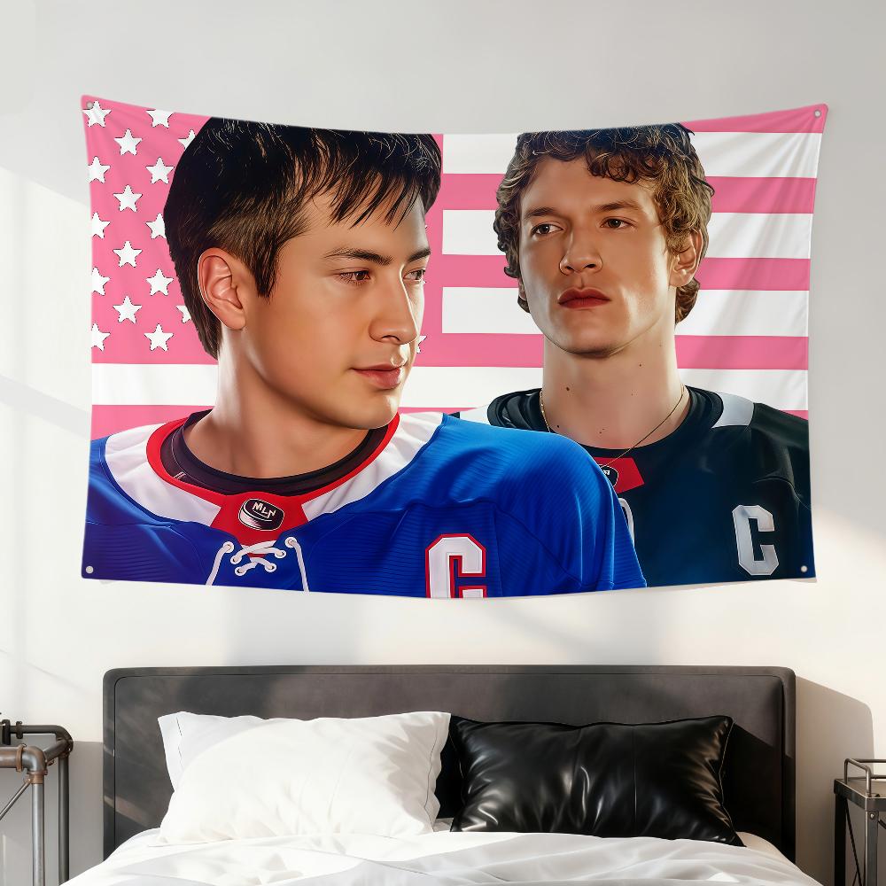 Retro Tv Pop Culture Wall Tapestry Polyester Vintage Art Decor Bedroom Garage Enhance Spatial Aesthetics Without Flagpole