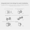 Smart WiFi Thermostat for Electric Floor Heating Systems with Touch Panel 5+2 Programmable Cycles and Dual Sensor Monitoring