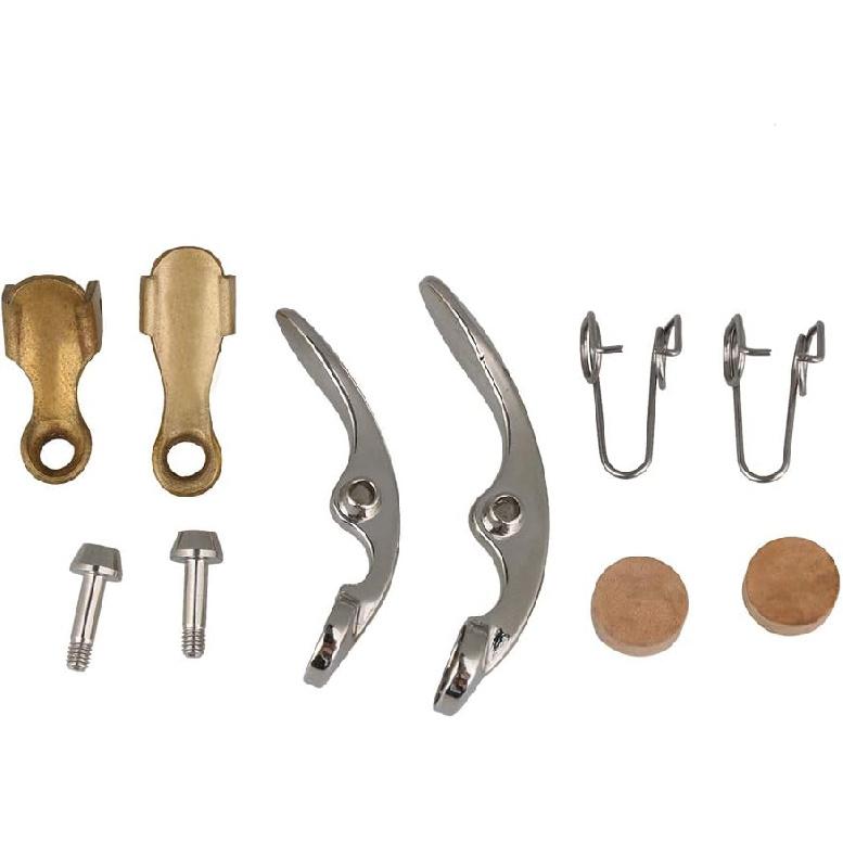 BQLZR Trumpet Valve Cork Pad Drain Valve Key Kit with Cornet Spring Repair Set